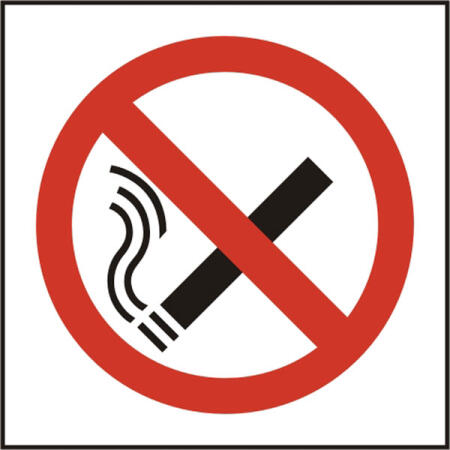 No Smoking Symbol Sign White