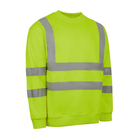 Beeswift Essential Sweatshirt Hi-Vis Jumper Saturn Yellow