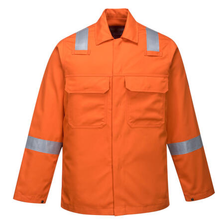 BZ13 Bizweld Work FR Jacket  Orange