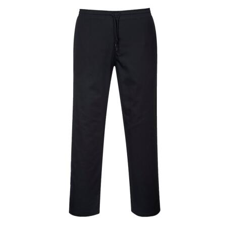 C070 Chef's Drawstring Trousers Black Short