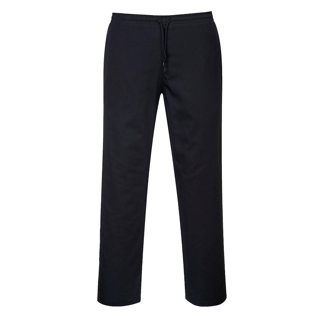 Portwest C070 Chef's Drawstring Trousers Black Tall