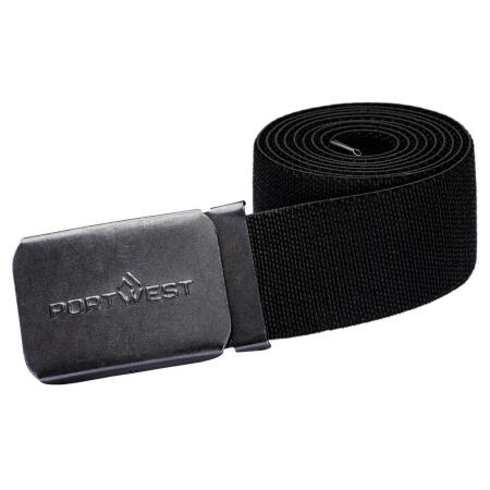 C105 Elasticated Work Belt Black