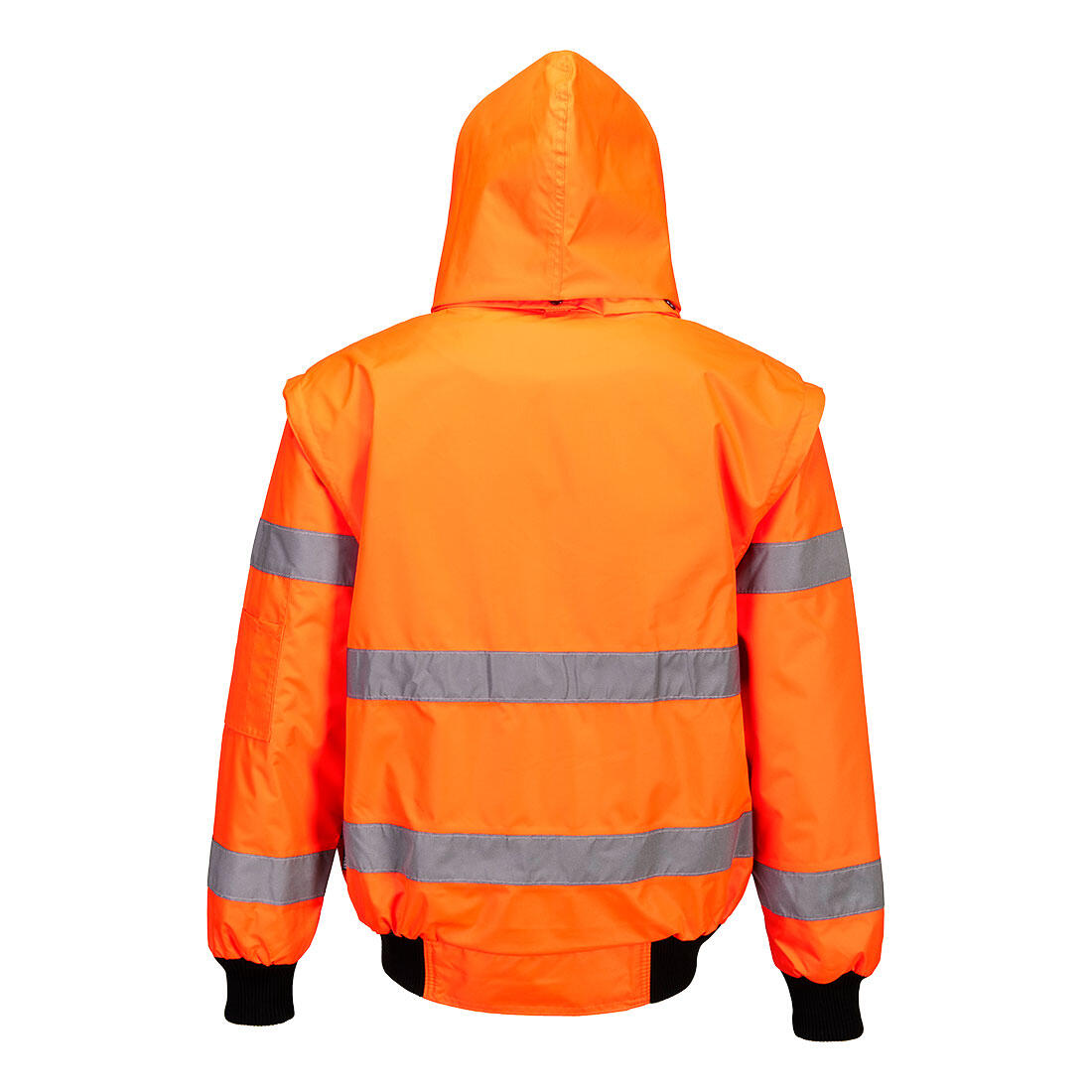 C467 Hi-Vis 3-in-1 Bomber Jacket Orange - Image 2