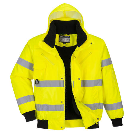 C467 Hi-Vis 3-in-1 Bomber Jacket  Yellow