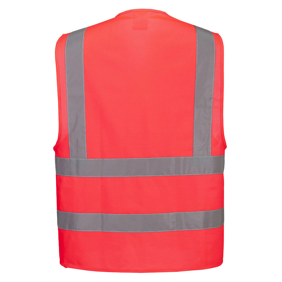 C470 Hi-Vis Band and Brace Vest Red - Image 2