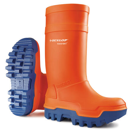 Dunlop Purofort Thermo+ Full Safety Wellingtons Orange