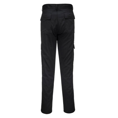 Portwest C711 Slim Fit Combat Trousers Black