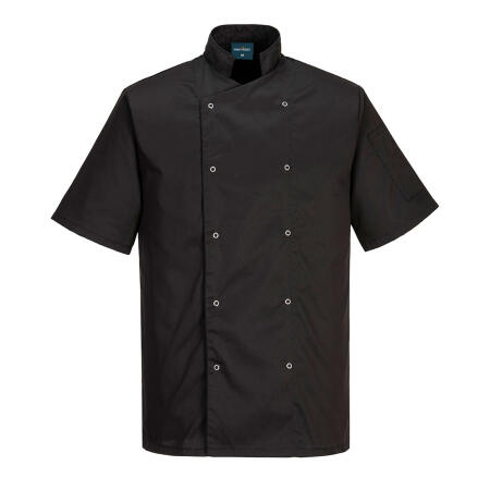 C733 Chef's Cumbria Jacket S/S  Black