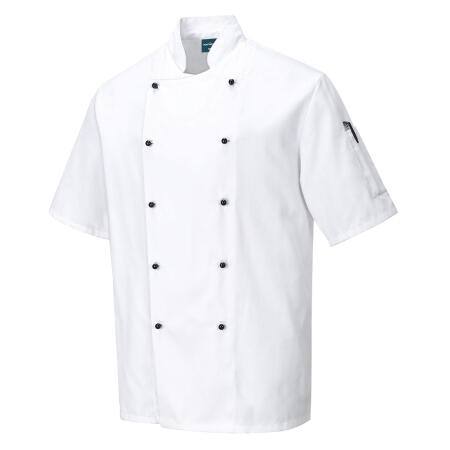 C734 Chef's Kent Jacket S/S  White