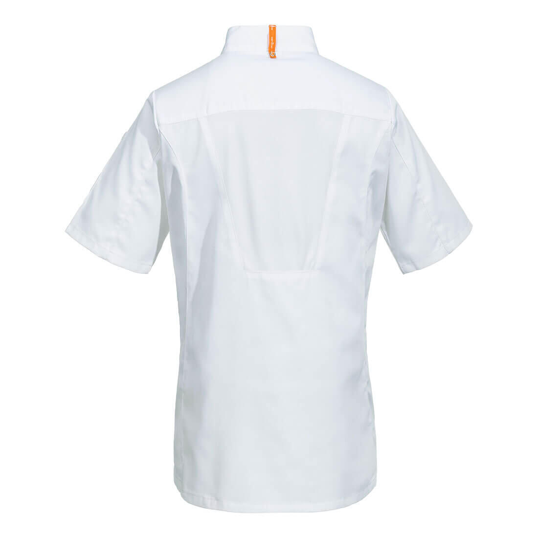 C736 Chef's Women's Mesh Air Pro Jacket S/S White - Image 2