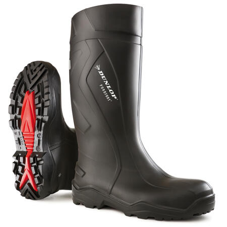 Dunlop Purofort +Full Safety Wellingtons Black