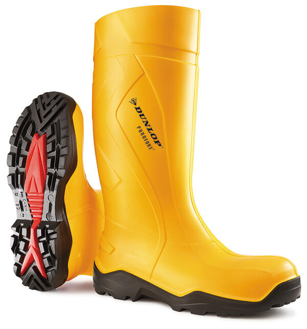 Dunlop Purofort +Full Safety Wellingtons Yellow