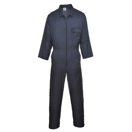 C803 Nylon Zip Coverall Navy