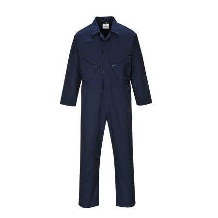 C813 Liverpool Zip Coverall Navy Tall