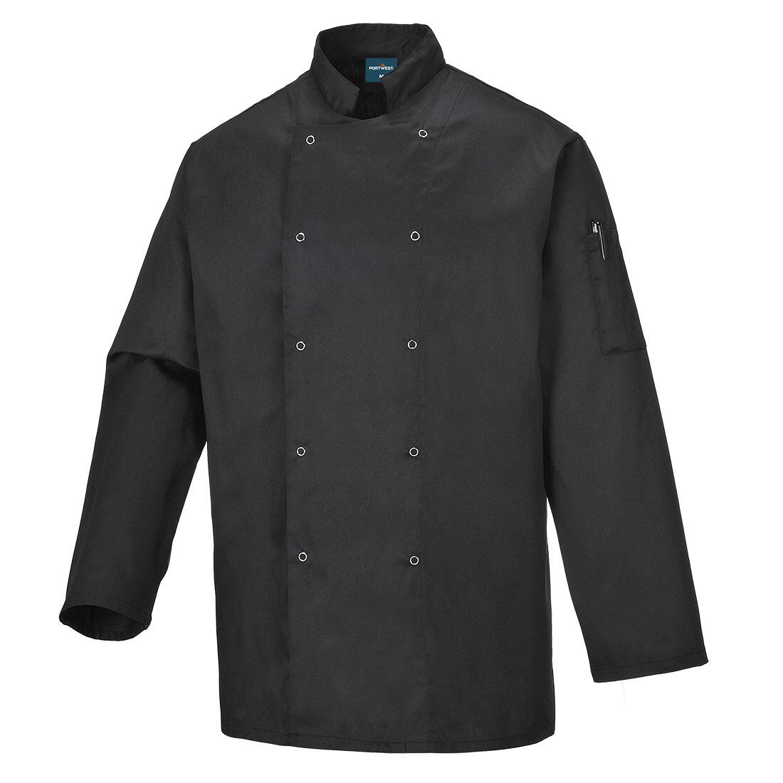C833 Chef's Suffolk Jacket L/S Black