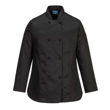 Portwest C837 Chef's Women's Mesh Air Rachel Jacket L/S  Black