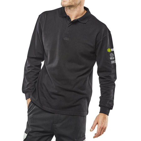 Beeswift Arc Compliant Polo Shirt Navy Blue