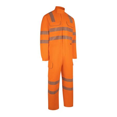 Beeswift Arc Compliant Hi-Vis Coverall Orange