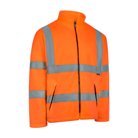 Beeswift Carnoustie Hi-Vis Fleece Jacket Orange