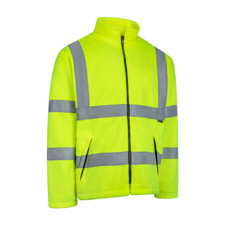 Beeswift Carnoustie Hi-Vis Fleece Jacket Saturn Yellow