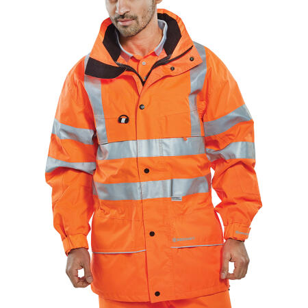 Beeswift Carnoustie Hi-Vis Jacket Orange