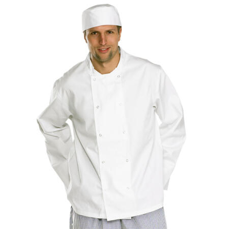Beeswift Chefs Jacket Long Sleeve White