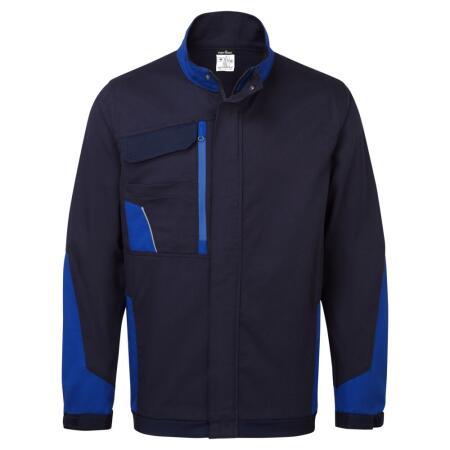 CD118 WX1 Two Toned Insulated Cotton Work Jacket Navy/Royal