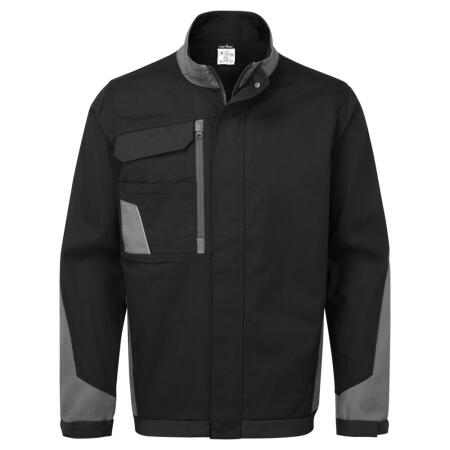 CD130 WX1 Lightweight Cotton Work Jacket Black/Grey