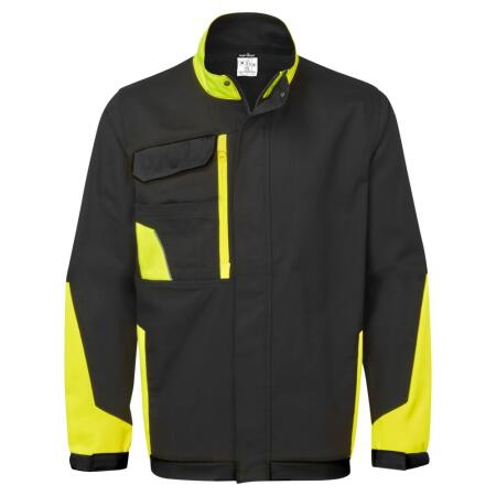 CD130 WX1 Lightweight Cotton Work Jacket Black/Yellow