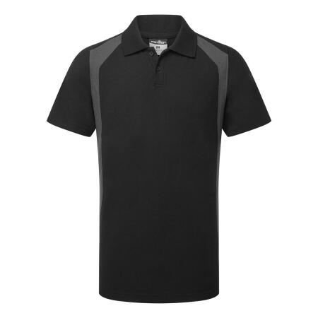 CD812 WX2 Eco Polo Shirt S/S Black/Grey
