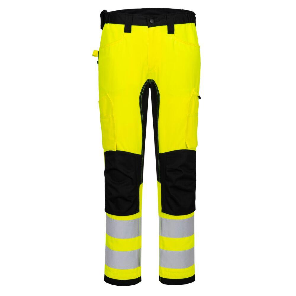 CD848 WX2 ECO Hi-Vis Stretch Trade Trouser Yellow/Black