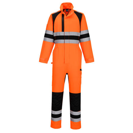 CD855 WX2 Eco Hi-Vis Coverall Orange/Black