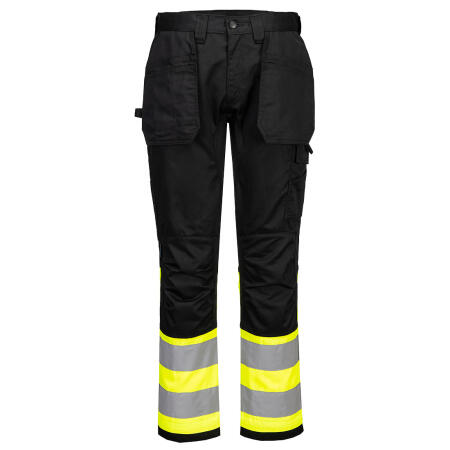 CD858 WX2 Eco Hi-Vis Holster Trouser Class 1 Yellow/Black