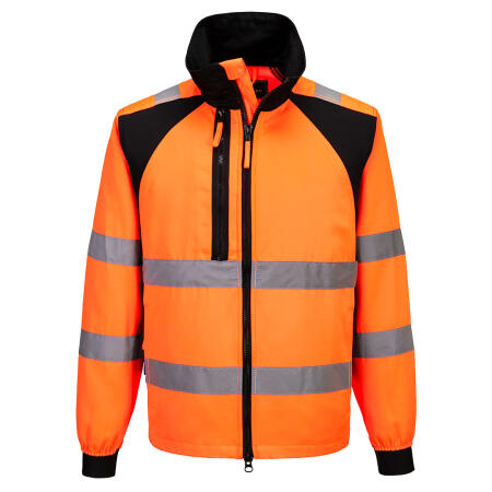 CD861 WX2 Eco Hi-Vis Work Jacket  Orange/Black