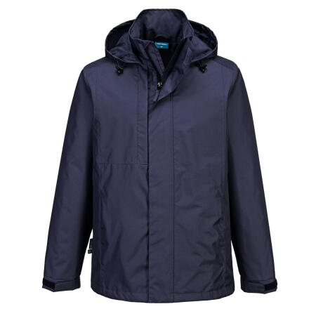 CD867 WX2 Eco Rain Jacket Navy