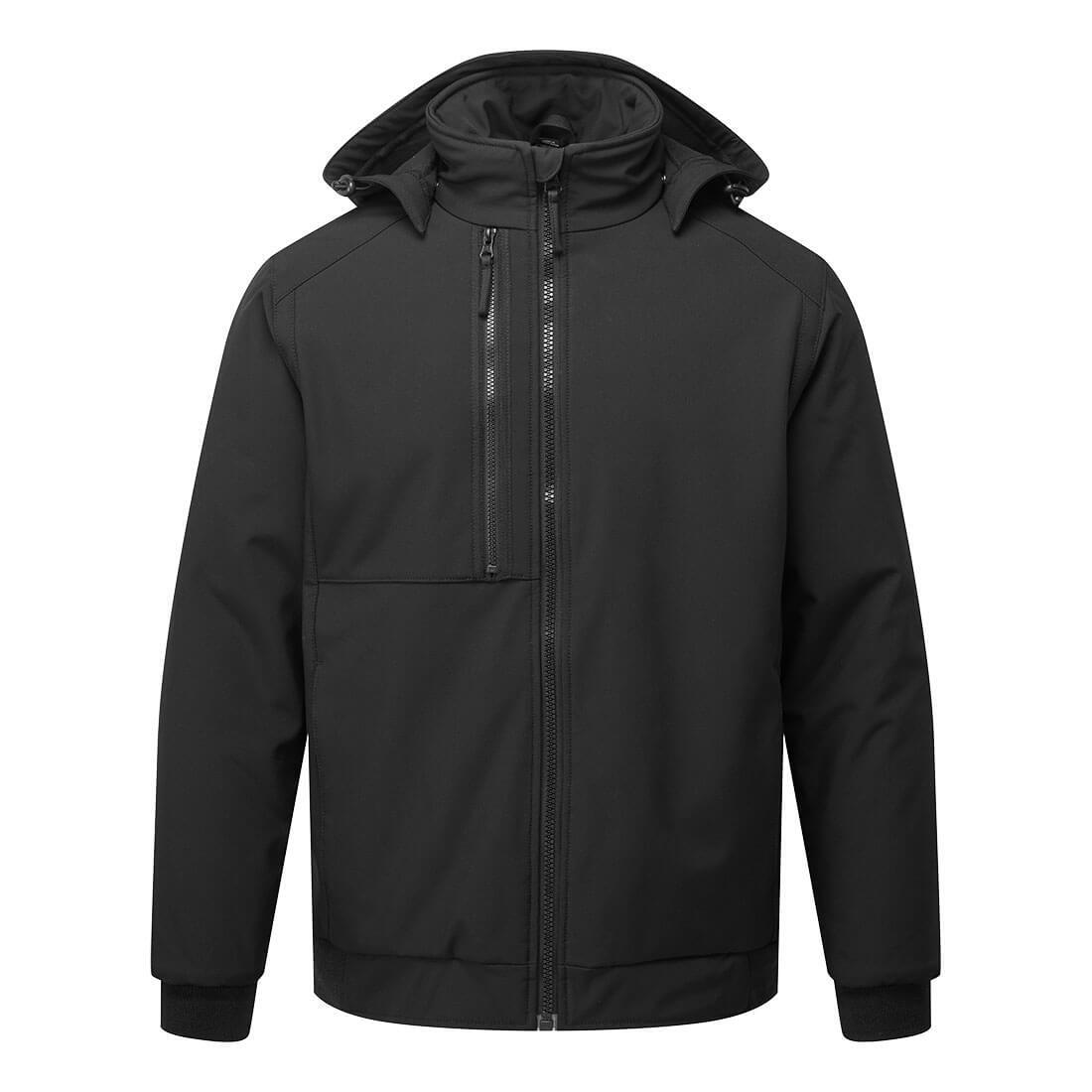 CD874 WX2 Eco Hooded Insulated Softshell (2L) Black Tall
