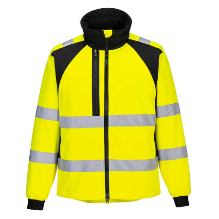 CD875 WX2 Eco Hi-Vis Softshell (2L) Yellow/Black