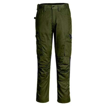CD881 WX2 Eco Stretch Trade Trousers Olive Green