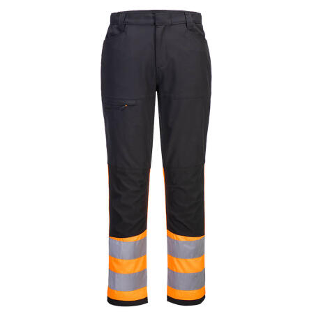 CD888 WX2 Eco Hi-Vis Class 1 Service Trousers Orange/Black