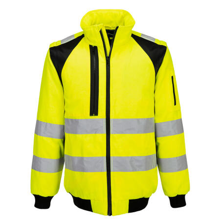 CD898 WX2 Hi-Vis 2-in-1 Pilot Jacket Yellow/Black