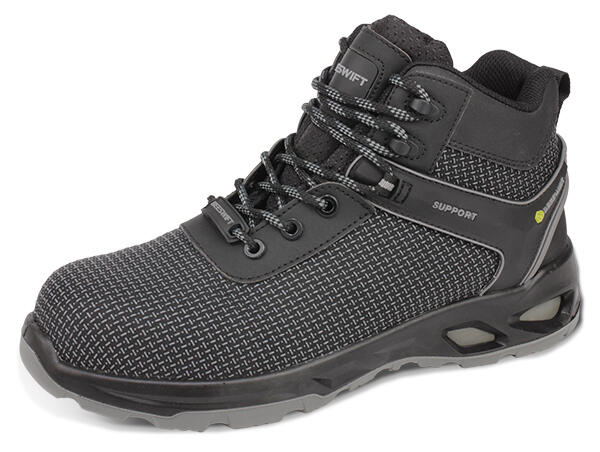 Beeswift Himley Tpu Tek Composite Mid Lightweight Safety Work Boot S3S Black