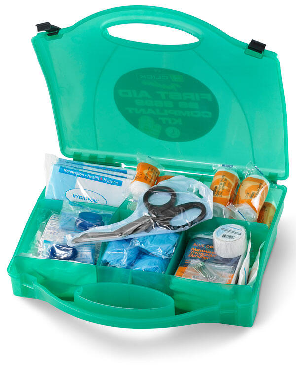 Click Medical Delta Bs8599-1Large Workplace First Aid Kit Green