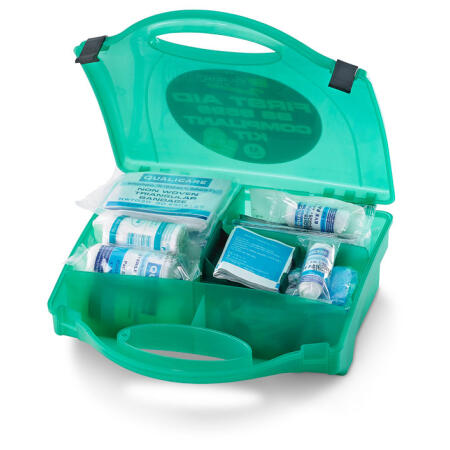 Click Medical Delta Bs8599-1Medium Workplace First Aid Kit Green