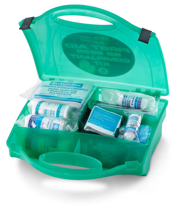 Click Medical Delta Bs8599-1Medium Workplace First Aid Kit Green