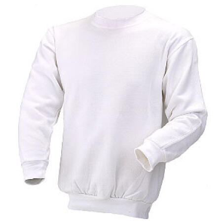 Beeswift Polycotton Sweatshirt White