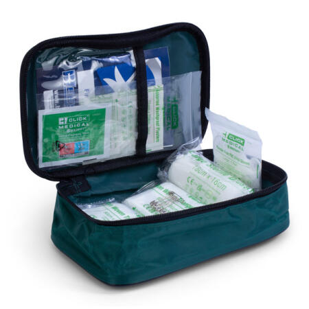 Click Medical 1 Person First Aid Kit Pouch Green