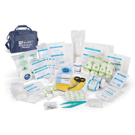 Click Medical Football First Aid Kit In Touchline Bag Blue