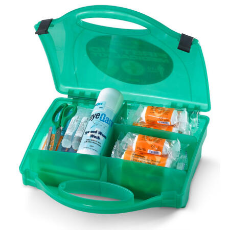 Click Medical 10 Person Trader First Aid Kit Green