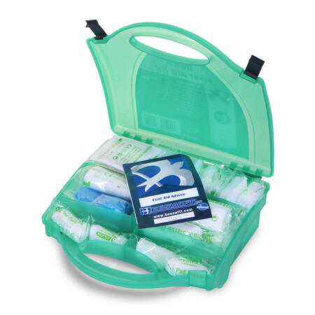 Click Medical Delta Bs8599-1Small Workplace First Aid Kit Green