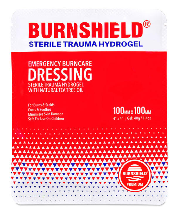 Burnshield Sterile Trauma Hydrogel Dressing 100MM x 100MM